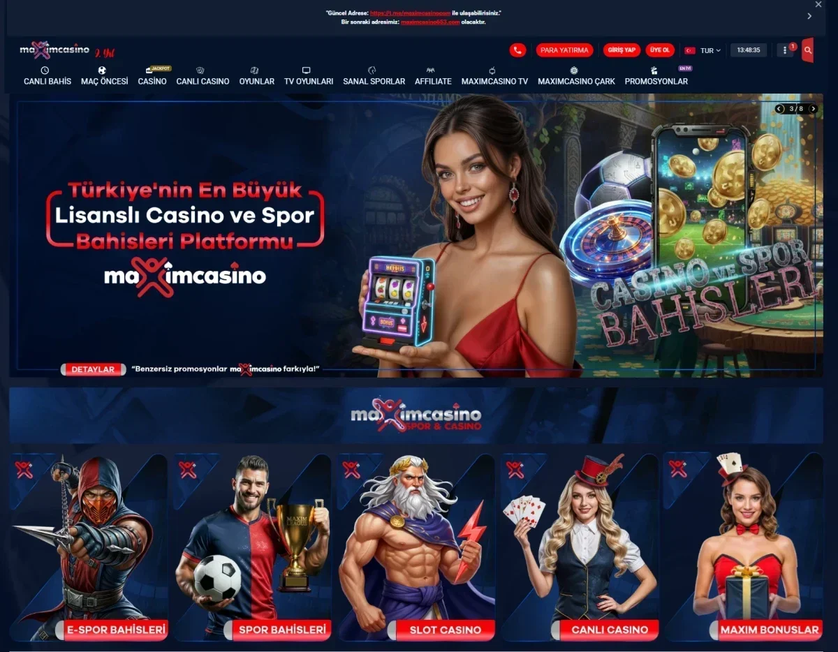 Maxim Casino ekran görüntüsü